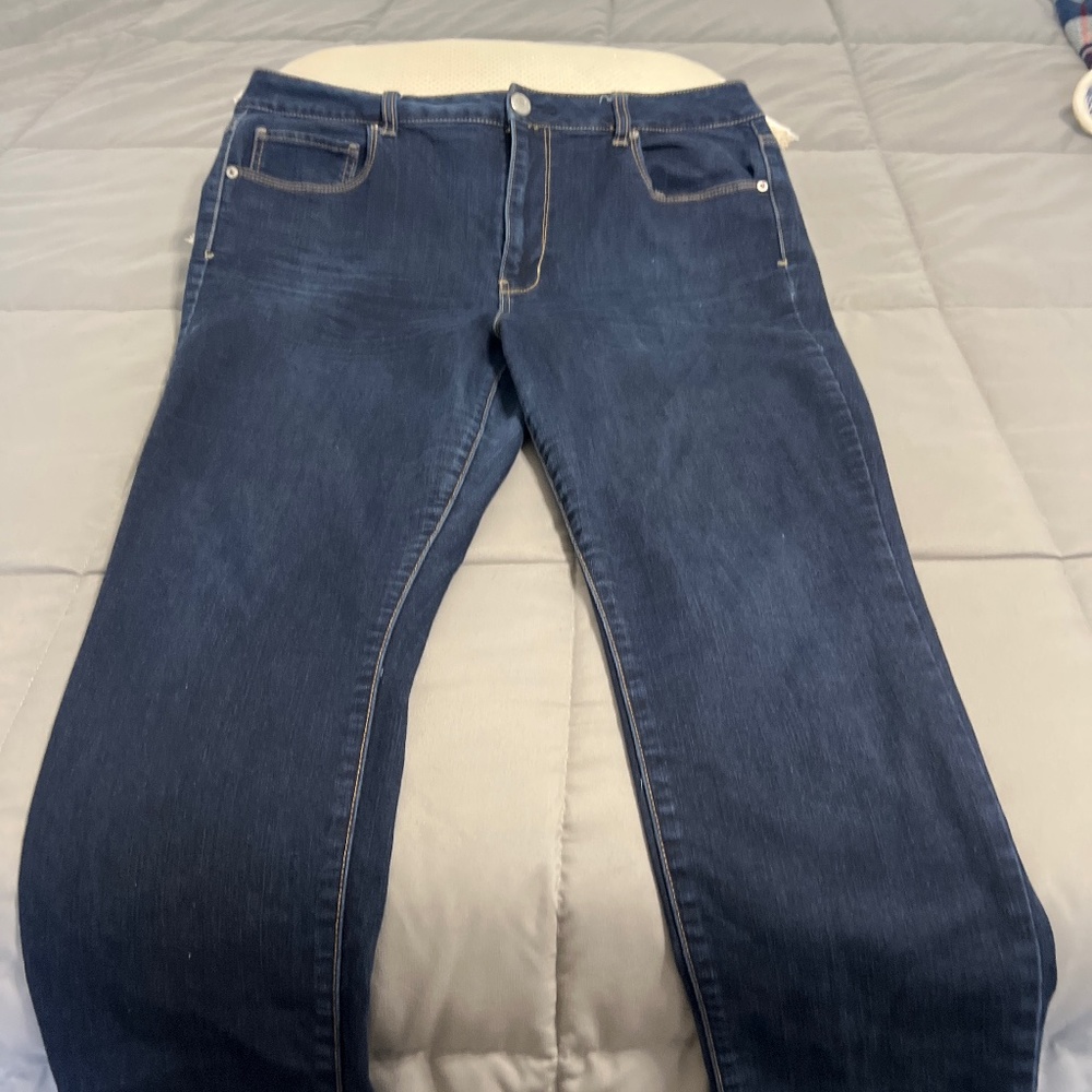 High rise skinny jeans